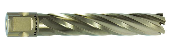 Сверла корончатые Karnasch Gold Line, длина 80 мм, хвостовик Nitto/Universal